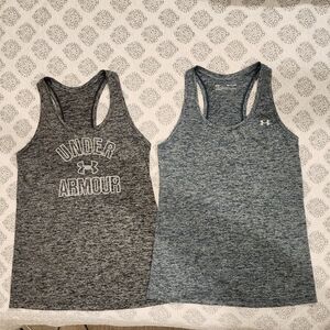Two Under Armour HeatGearTank Tops